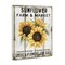 Stupell Industries Sunflower Farm & Market Canvas Wall Art Design by Creatif Belle